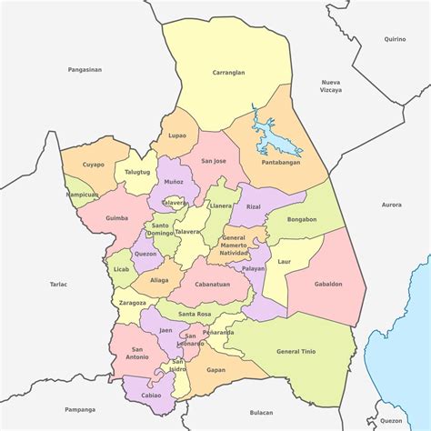 san jose city nueva ecija map